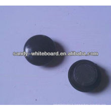 Bouton magnétique en plastique, aimant revêtu de plastique, bouton magnétique rond, accessoires de tableau blanc, 20mm XD-PJ201-3